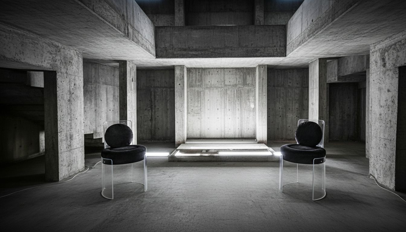 Night Awakens in Plexiglass Dining, Rest Chairs for Home and Office